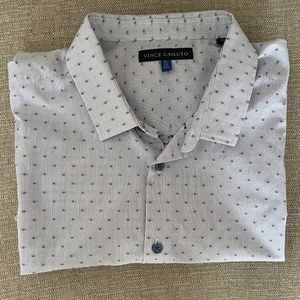 Mens Vince Camuto XL Short Sleeve Button Down